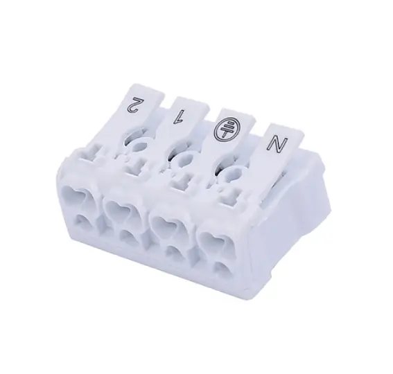 4 Way Connector 4 Way Push Wire Connector 863 series (Pack of 10)