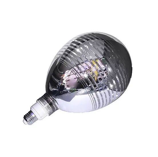 Silver filament bulb retro and rustic style Edison bulb Silver filament bulb retro and rustic style Edison bulb