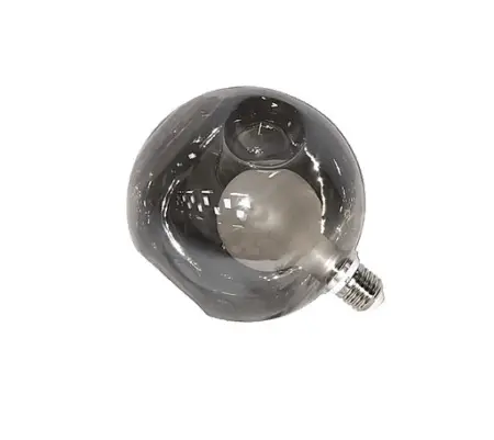Round LED filament bulb