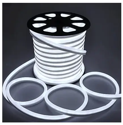 WHITE Neon strip light - Plug & play