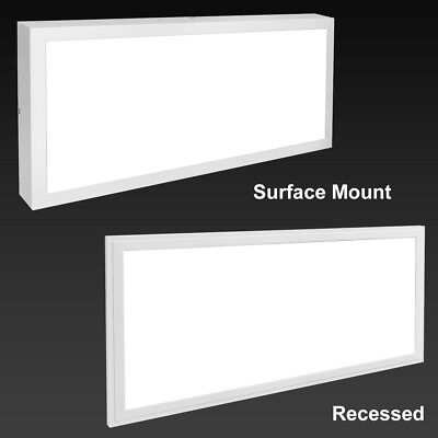 Recessed vs Surface Panel Lighting