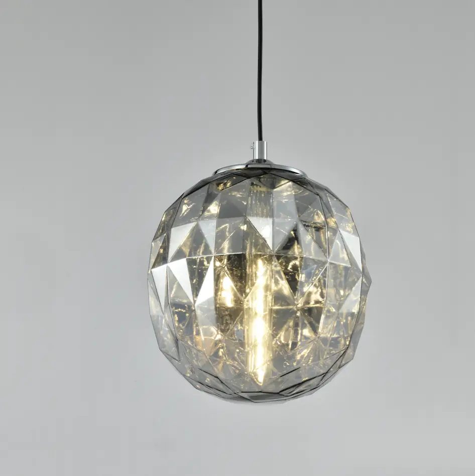 Silver Glass Pendant Light CP12 Silver Glass Pendant Light CP12