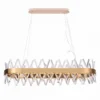 Enchanting Gold Crystal Chandelier