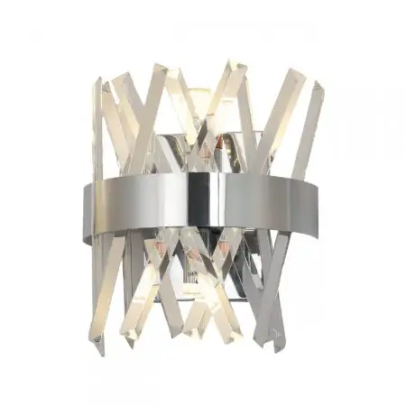 Simplicity Chrome Crystal Wall