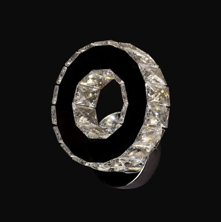 Crystal Wall Light Circular