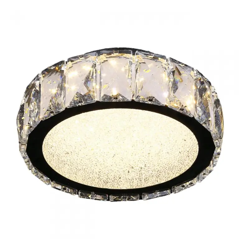 Circular Crystal Wall Light