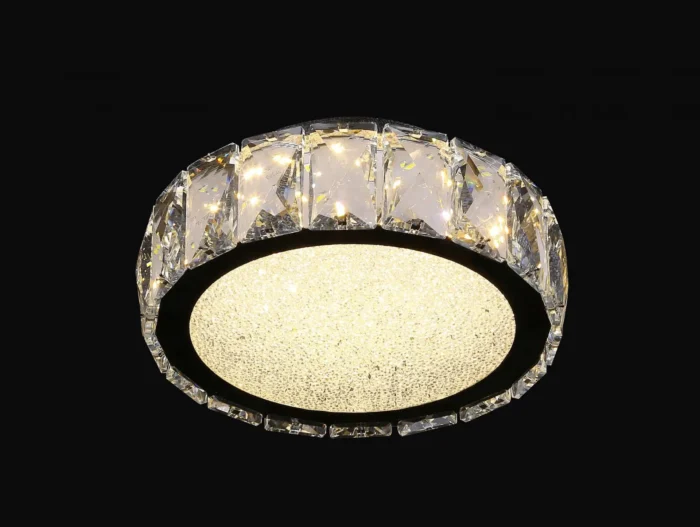 Circular Crystal Wall Light