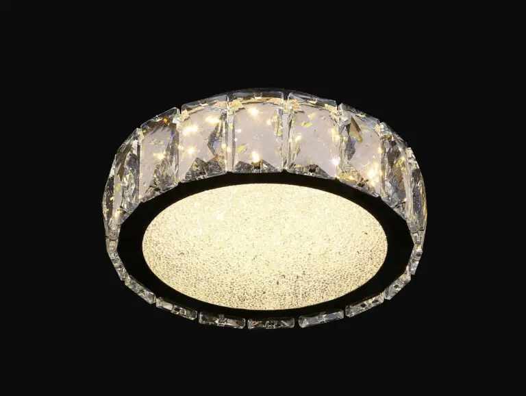 Circular Crystal Wall Light
