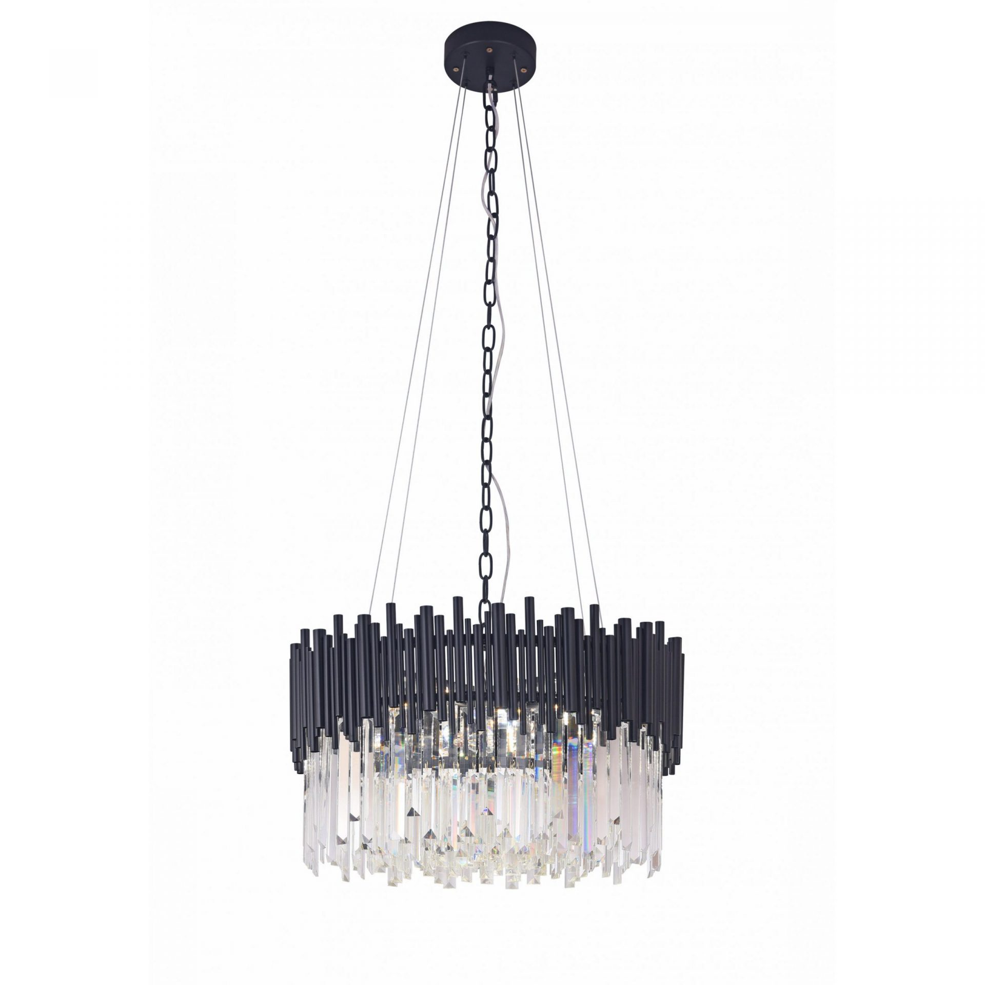 Dark crystal deals chandelier