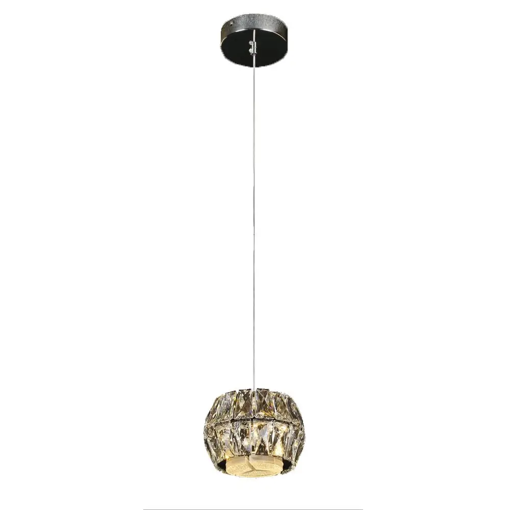 ch114 Single Pendant Light Crystal