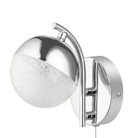 Chrome Bathroom Wall Light - CP90