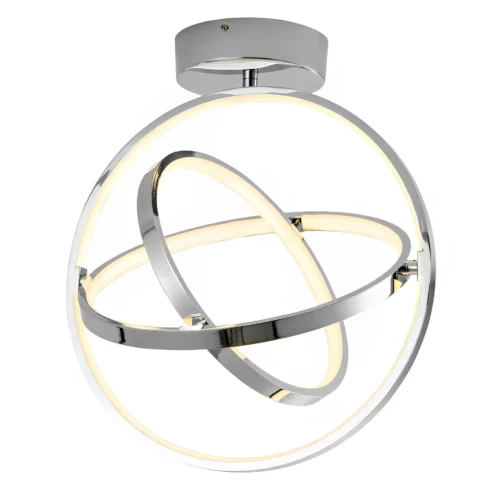 Modern Atom Rings Chrome Chandelier CP126