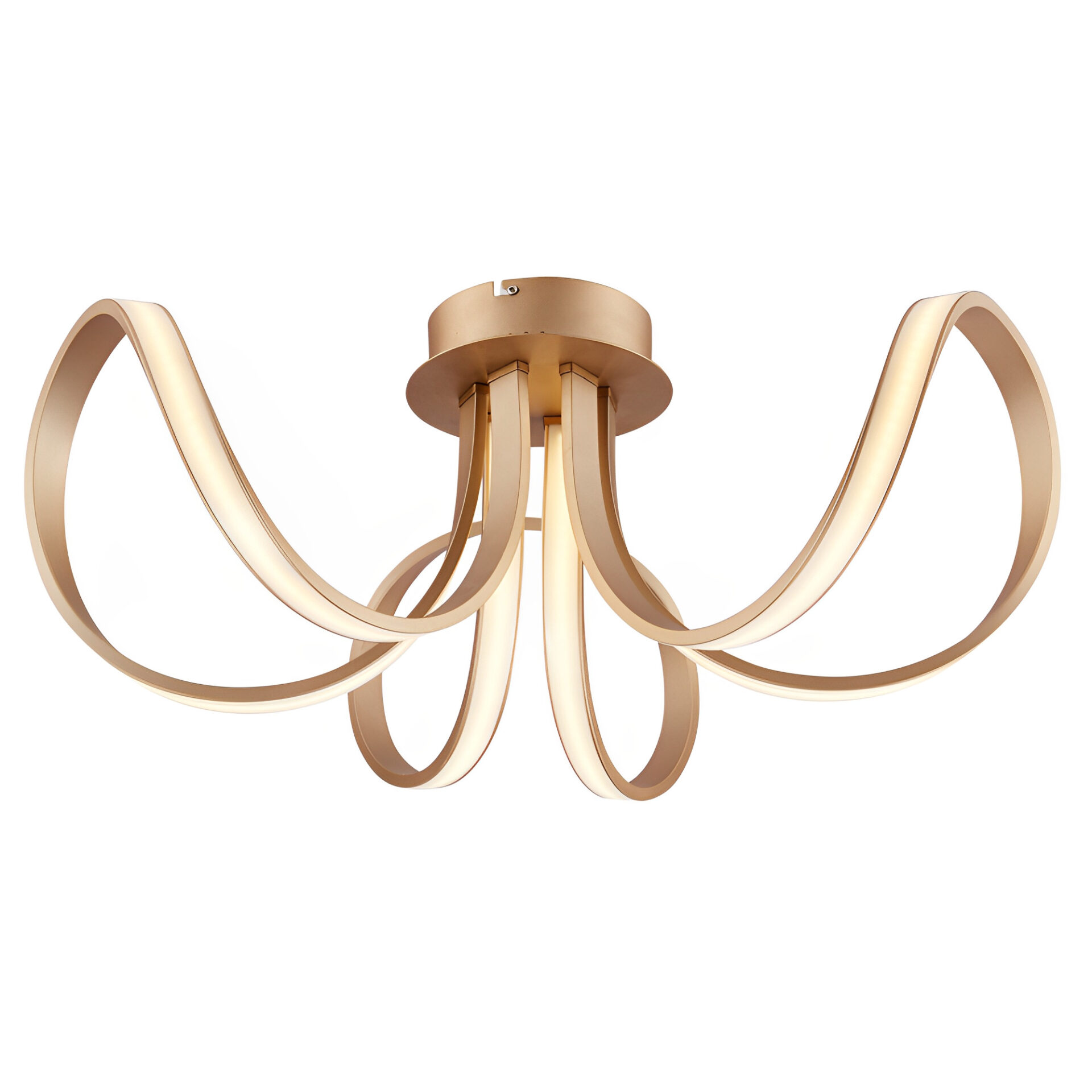 Gold flower store light fixture