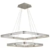 Modern Hanging 2 Tier Square Chandelier CP140