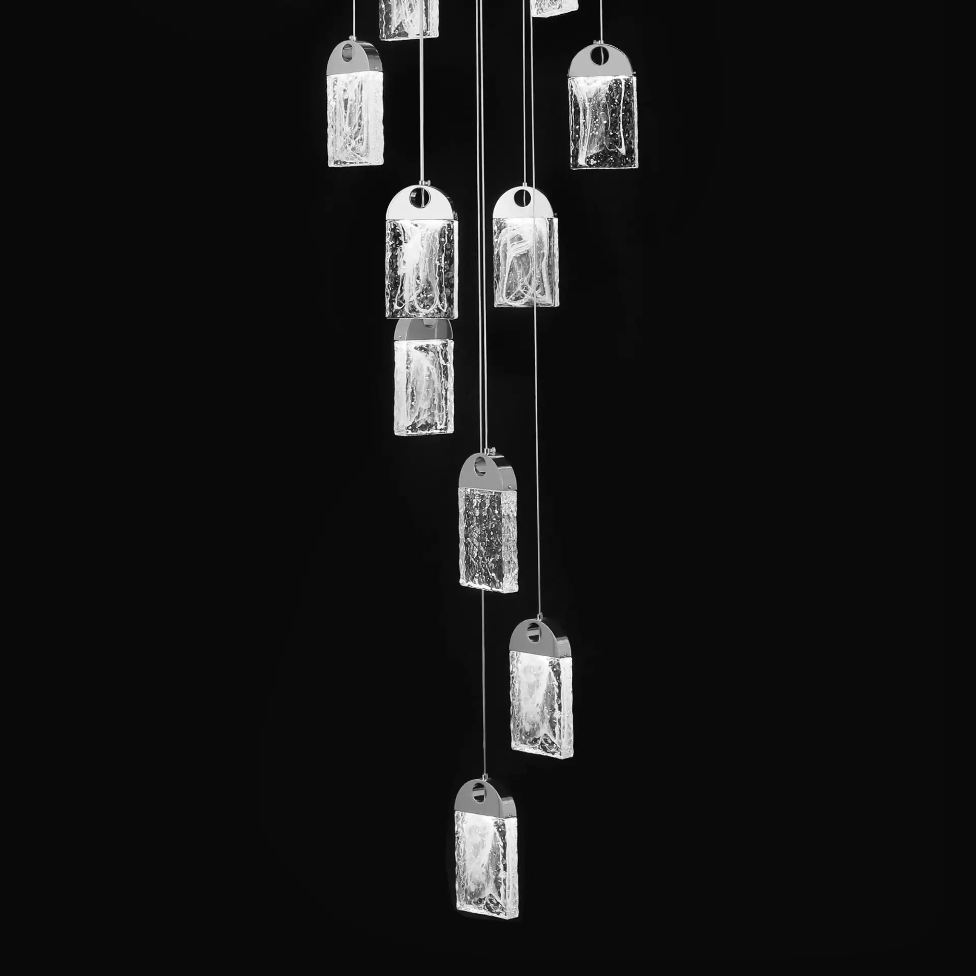 cluster crystal chandelier CH264-19 cluster crystal chandelier CH264-19 close up