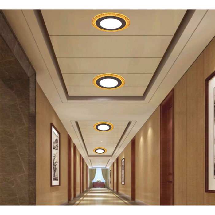Double Colour warm white edge lit panel light