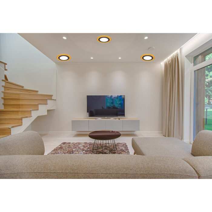 Double Colour warm white edge lit panel light