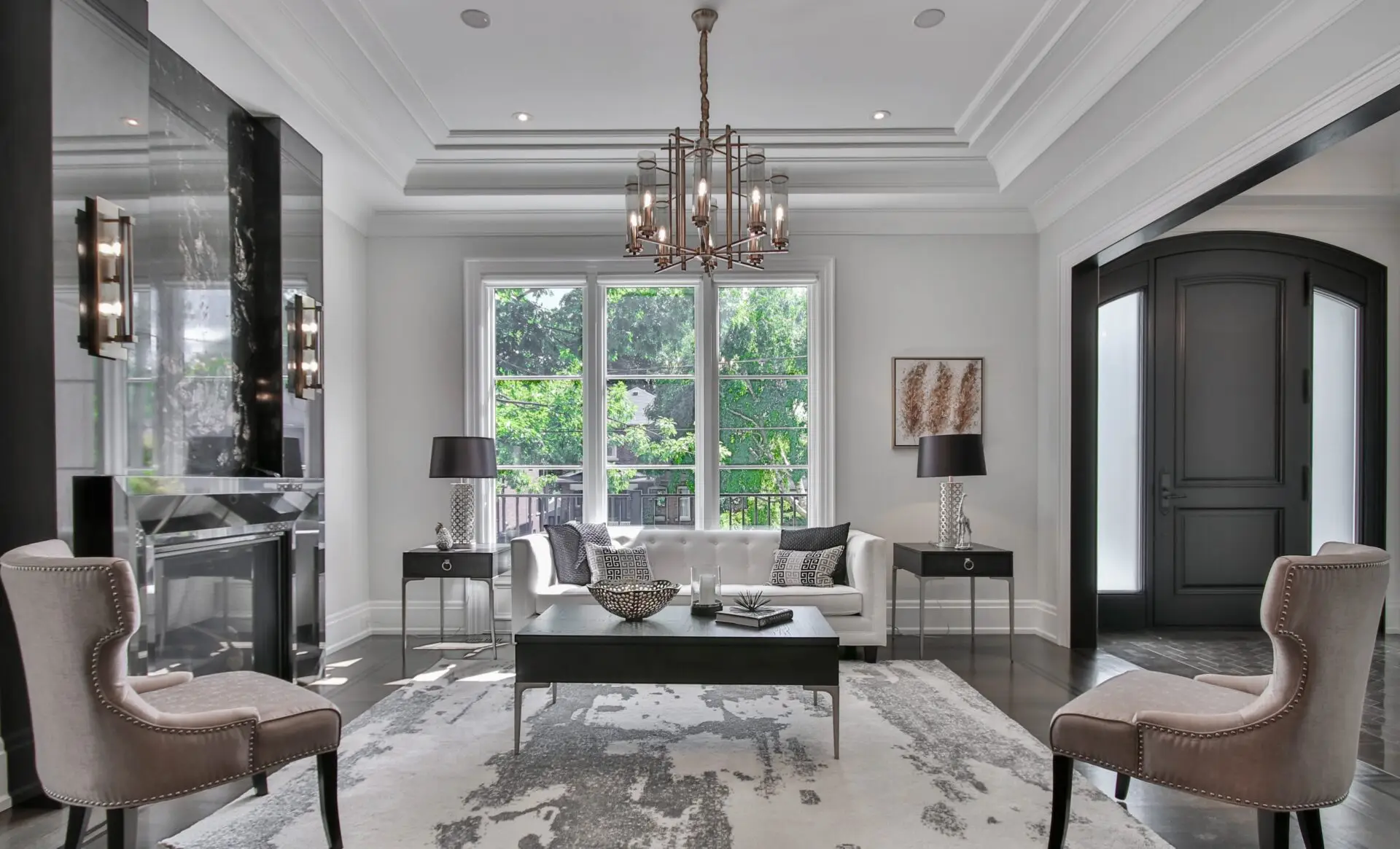 high ceiling chandelier