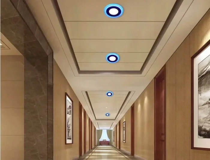 Double Colour Blue edge lit panel light