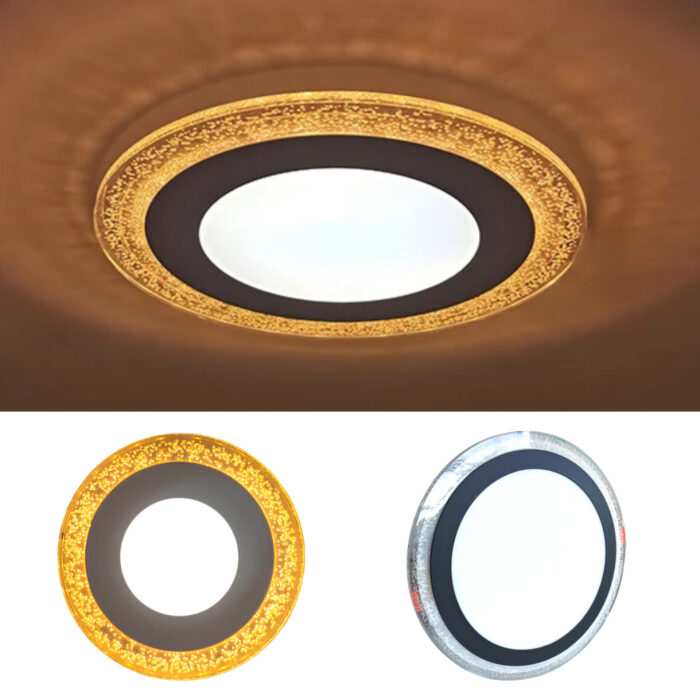 Double Colour warm white edge lit panel light
