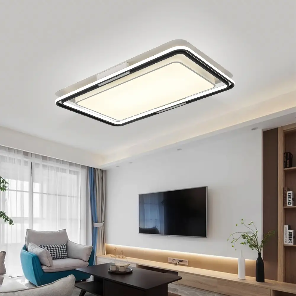 Modern Minimalistic Rectangle Flush Ceiling Light Modern Minimalistic Rectangle Flush Ceiling Light