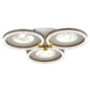 Trio Modern Moon Round Flush Ceiling Light