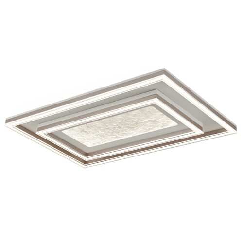 Modern Two-Layer Rectangle Flush Ceiling Chandelier