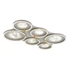 Multiple Modern Moon Round Flush Ceiling Light