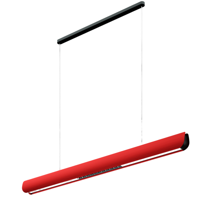Modern Red LED Linear Sensor Dining Light