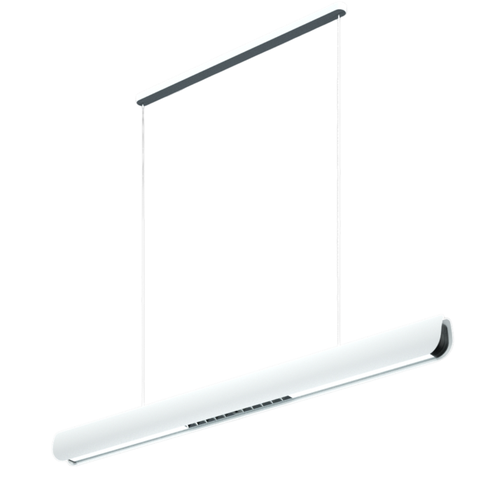 Modern White LED Linear Sensor Dining Light