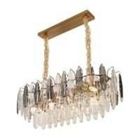 Gold Crystal Leaf Dining Ceiling Chandelier CH09/10G-900*400