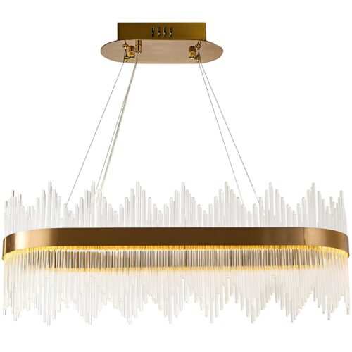 Luxury Brass Crystal Dining Chandelier - CH191