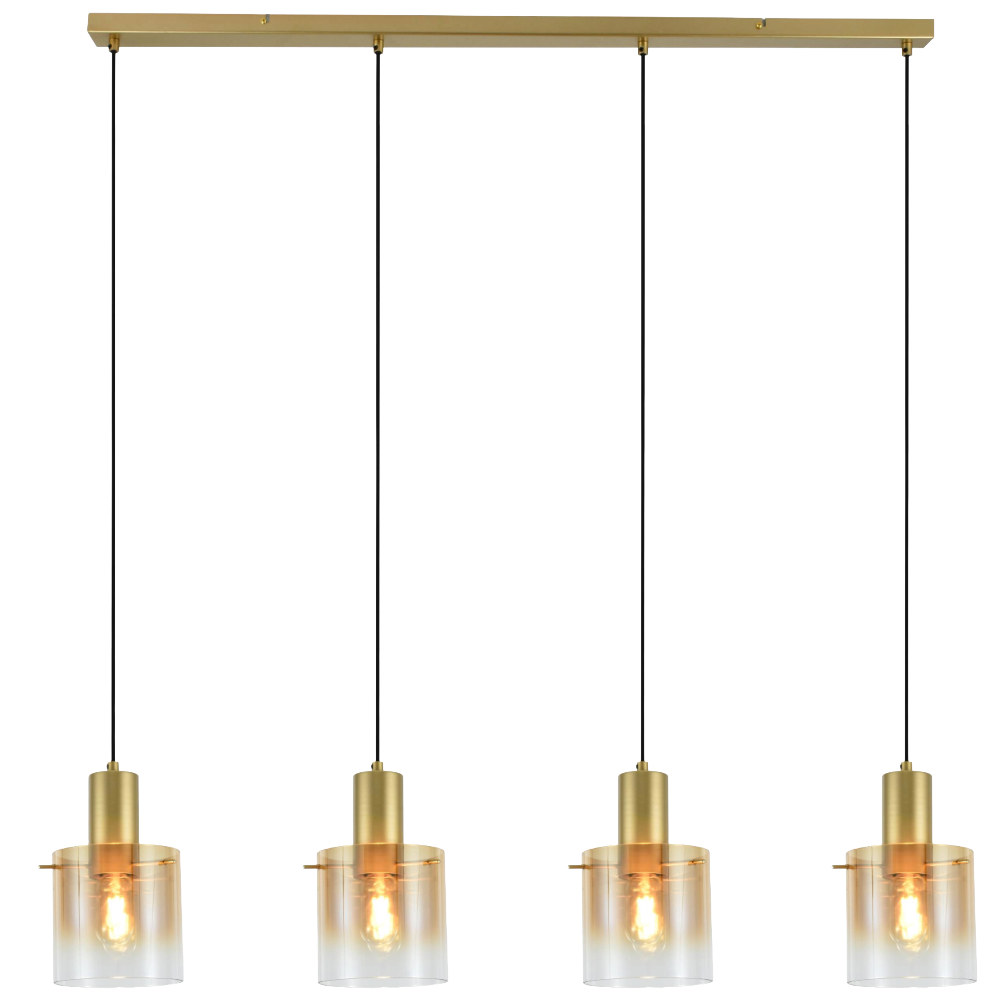 CP241-4G-ON Modern 4-Light Pendant Chandelier CP241-4 in Gold Finish
