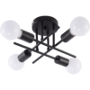 CP244/4BL 4 Arm Stylish Black Ceiling Light