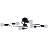 CP247/6BL 6 Arm Stylish Black Ceiling Light