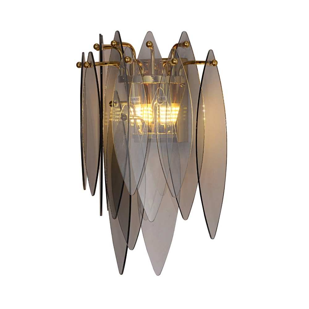 Modern LED wall lights fitted on a feature wall in a UK home